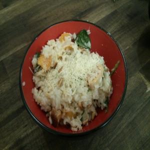 Roasted Pumpkin & Spinach Risotto image