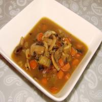 Low Fat Mushroom and Wild Rice Soup image