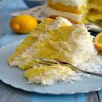 Guiltless Lemon Coconut Cake Recipe - (4.5/5) image