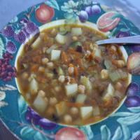 Chickpea, Pancetta and Winter Vegetable Soup_image