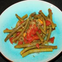 Braised Green Beans With Tomatoes image