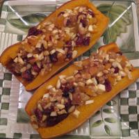 Delicata Squash Stuffed With Dried Fruit and Nuts_image