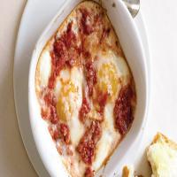 Baked Eggs in Tomato-Parmesan Sauce image