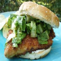 Crispy Fish Sandwiches With Wasabi and Ginger image