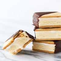 Chocolate-Dipped S'Mores Ice Cream Sandwiches_image