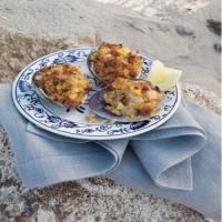 Stuffed Clams with Linguica and Corn image