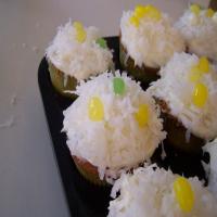 Coconut Cupcakes With Cream Cheese Frosting image