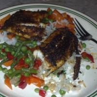 Chili-rubbed Tilapia with Asparagus and Lemon_image
