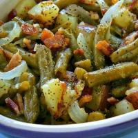 Country Ranch Green Beans 'n Potatoes with Bacon Recipe - (4.5/5) image
