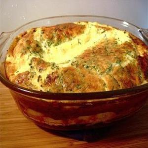 Baked Egg Custard With Gruyere and Chives_image