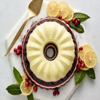 Cherry-Lemon Cream Jell-O Mold image