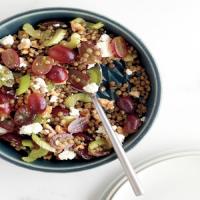 Lentil Salad with Grapes and Feta_image