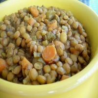 Curried Lentils and Vegetables image