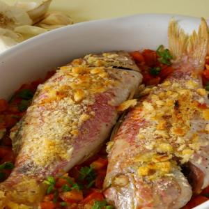 Baked Red Mullet in Corsican Style_image