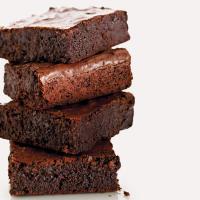 Fudgy Double-Chocolate Brownies image