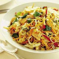 Warm Thai chicken & noodle salad image