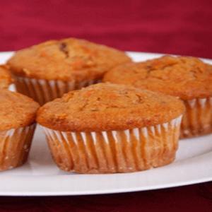 Carrot Mini Muffins Without Eggs image