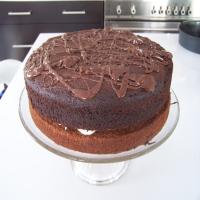 Banana Chocolate Fudge Layer Cake (Light) image