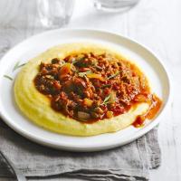 Cheesy polenta with sausage ragout_image