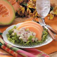 Cantaloupe Chicken Salad for Four image
