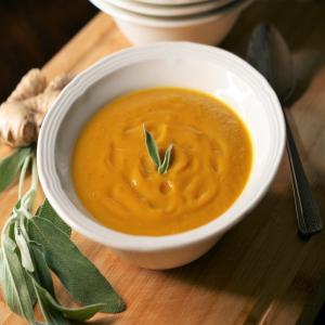 Buttercup Squash Soup with Ginger image
