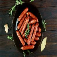 Spicy Wholegrain Mustard and Ginger Cocktail Sausages_image