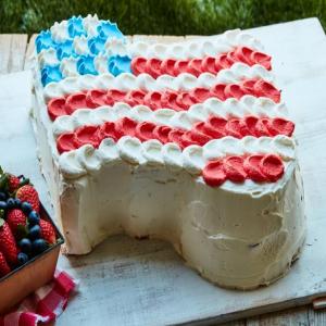 Waving Flag Cake image
