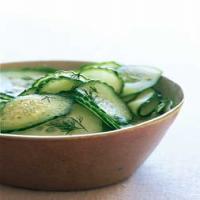 Sweet-and-Sour Cucumbers with Fresh Dill_image