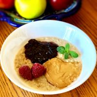 Peanut Butter and Preserves Oatmeal_image