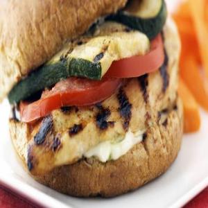 Skinny Grilled Chicken Sandwiches with Lime Dressing image