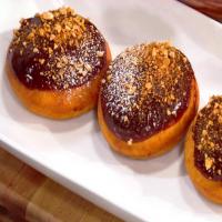 Mexican Chocolate Glazed Doughnuts with Red Chile Peanuts_image
