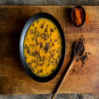 Orange-Scented Winter Squash and Carrot Soup image