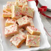 Candy Cane Shortbread Bars image