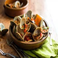 Steamed Clams in Spicy Tomato Sauce image