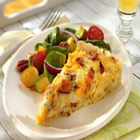 Wisconsin Cheddar, Onion And Bacon Tart_image