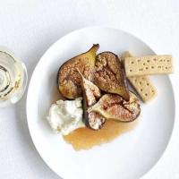 Spiced baked figs with ginger mascarpone image
