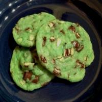 Green Mint Chocolate Chip Cookies image