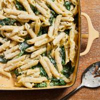 Baked Spinach & Feta Pasta_image