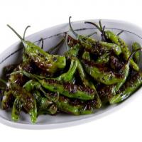 Blistered Shishito Peppers with Olive-and-Basil Salt image