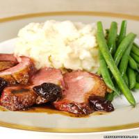 Duck Breasts with Brandied Cherry Sauce_image