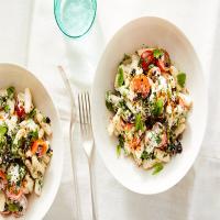 Cottage Cheese Pasta With Tomatoes, Scallions and Currants image
