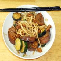 Chinese-Style Mock Duck With Noodles image