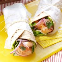 Cajun Shrimp & Cucumber Wraps image