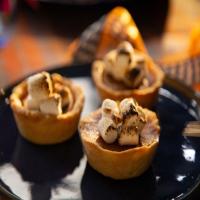 Pumpkin Tartlets with Bruleed Marshmallows image