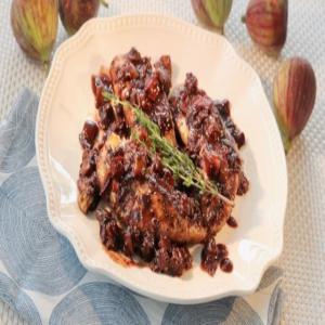 Chicken Tenders with Balsamic-Fig Sauce Recipe_image