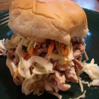 North Carolina-Style Pulled Pork Sandwiches and Coleslaw_image