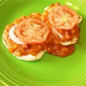 Baked Bean Sandwiches_image