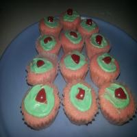 Cherry-Almond Vanilla Cupcakes image