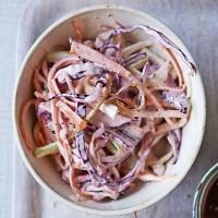 Tangy cabbage slaw image