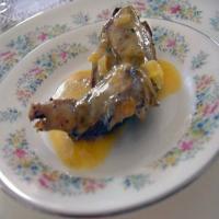 Partridges with Orange and Vermouth Sauce image